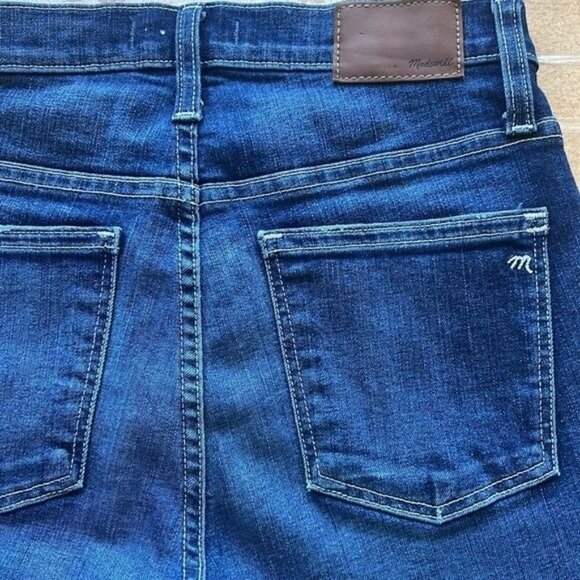 Madewell Womens Slim Straight Jeans Cotton Blend Medium Wash Size 27 - Picture 3 of 8